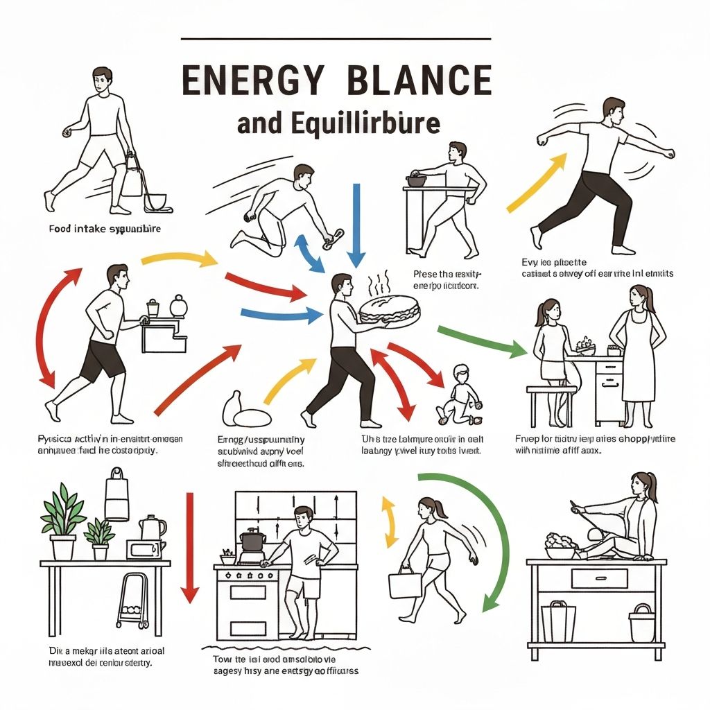 Visualization of energy balance concept